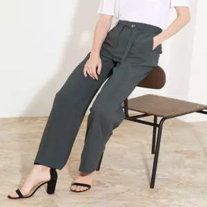 [올리비아로렌]벨트 포인트 와이드 팬츠____VOCDL3M4261