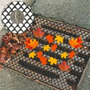 낙엽방지망 PE망 1M 플라스틱망 재단