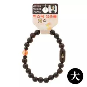 불교 팔찌 액운방지 삼존불 띠 합장주 염주 (대) (소) 패션 목걸이 우드 나무 선물 종교 재물 행운