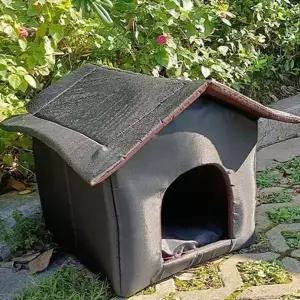[콩심팥심]방수 길고양이 숨숨 집 보온 길고양이 겨울 집 야외 고양이