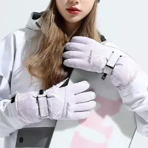 여자 외출 스니 보드 겨울 스포츠 밴딩 방한 장갑여성 스웨이트 토끼털 퍼장갑 여성털 스마트폰터치 니트