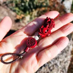 액막이 경면주사 단사 비휴키링 열쇠고리 행운부적팔찌 불교용품 부처님오신날 굿즈 단체선물 답례품 재물