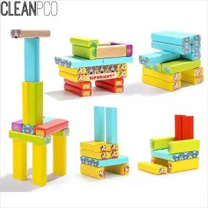 f04 탑브라이트 애니멀 스태킹 블록 P34169원목블럭 학습 쌓기놀이완구 유아 장난감