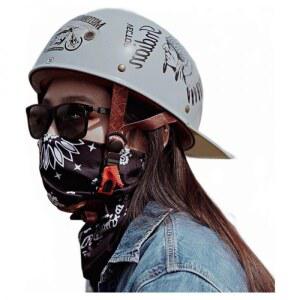 스냅백 헬멧 오토바이 킥보드 여름용 플라이휠 하이바 검은색 01 반모 블랙 자전거