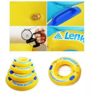 노랑튜브 소인 두툼한 두꺼운 아동수영장 60센치원형 유아 물놀이 이용품 대형 감성 바캉스 투명 보행기 플