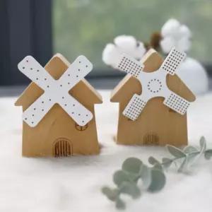 우드 미니 풍차 오르골 (랜덤) - 가격수정집들이선물 고급 모형장식 공간품 선반품 장식용 인테리어 예쁜