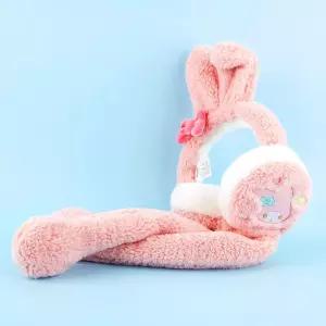 마이멜로디 캔디 부클 움직이는 귀마개남아 방한 털귀마개 어린이 초등학생 겨울용품 아동 유아