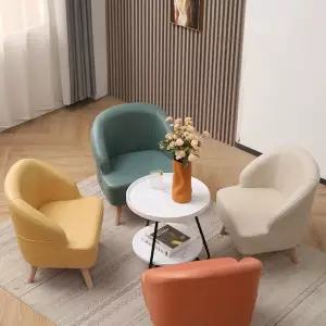 의자 카페 낮은 스툴 등받이 패브릭 소파의자 로비