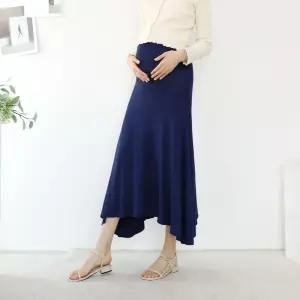 빅사이즈 후리아 임산부 롱스커트다솜결치마 가을 포인트 긴치마 봄스커트 여성