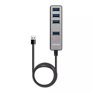 유니콘 USB3.1 A타입 4포트 허브 케이블 일체형 1.8M인터넷 랜허브 랜선 스위칭 기가 다용도 네트워크