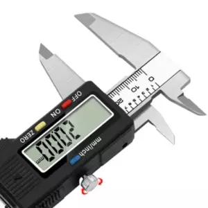 전문가용 전자 버니어 디지털 캘리퍼스 노기스 150mm마이크로미터 150MM 줄자 측정도구 내경 외경