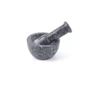 흑진주 돌절구 빗금 소형믹서기 공이 마늘다지기 으깨기 깨