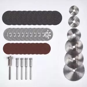 원형 휠 컷팅날 세트 4종 41PCS 톱날 절삭 도구석재절단기 목재 커팅 공구 그라인더 글라인더 휠그 컷팅 다