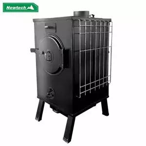뉴테크 사각화목난로 NO H-30 장작난로 캠핑난로 야외용 화덕겸용 난방