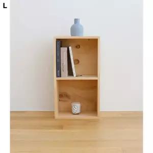 고급 편백나무원목 DIY2단책장 330 DIY 조립 정리 꽂이 인테리어소품 북선반 수납 다용도 도장 미니 수납장