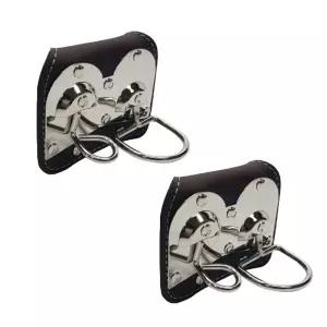 망치 걸이 2구 2개 홀더 수공구 작업집 벨트 후크 공구이 공구 가죽