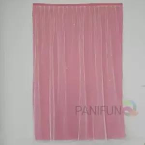붙이는 암막커튼 핑크 레이어드 원룸 이중 창문형 안방거실커튼 셀프 커텐 펀칭 벨크로