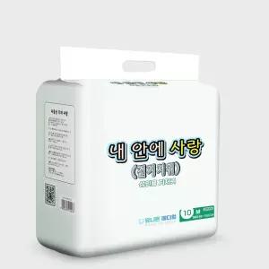 성인용 겉기저귀 중형(M) 10매(1팩) 노인 요실금 간병가성비 저기 실버용품 위생 용기저 뽀송뽀송한 어르신