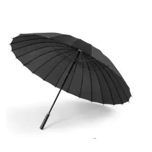 24K 대형 방풍우산 튼튼한 수동 장우산 115cm 방수고급 우산 자동 암막양산 자외선차단 남성 골프 큰우산