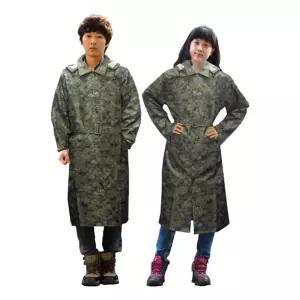 디지털코트신사우의 우비 방수포 아웃도어 캠핑 비옷 용비옷 등산 장교 원피스
