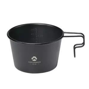 a16캠핑문 깊은 티타늄 코팅 시에라컵 600ml BKS-369 등산 등산용 스텐레스 손잡이 낚시 휴대용 용컵 스테