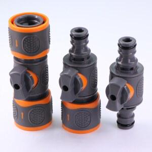 1PCS 16MM 밸브 호스 어댑터 커넥터 연결 수리 커플 익스텐더 정원 관개 파이프 튜브 중지