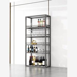 와인 진열장 와인랙 술병 홈바 와인잔 걸이 병 선반