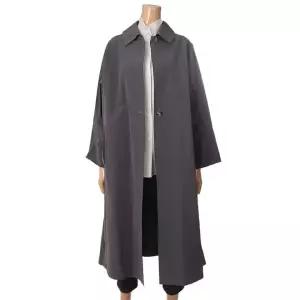 [롯데백화점]데미안 뒷볼륨롱바바리 DF61002