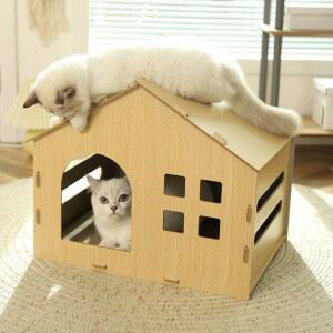 펠트 삼각형 고양이 고양이스크래치 발톱관리 고양이 고양이용품 고양이집