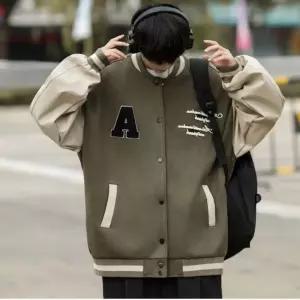 남성 캐주얼 레터링 컬러믹스 대학생룩 야구점퍼등산복 양털 남자잠바 얇은 깔깔이 뽀글이 봄잠바 겨울 후