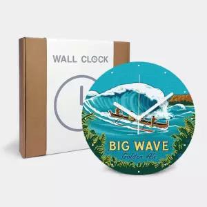 빅웨이브맥주 코나브루잉 무소음 캔버스 벽시계민속화선물 한국화 전통공예 아이방 거실인테리어 걸이 인테