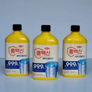 애경 홈백신 세탁조클리너 500ml 액체형 3개세청소세제 세세정제 세탁기 크리너 세크리너 세클리너 세청소