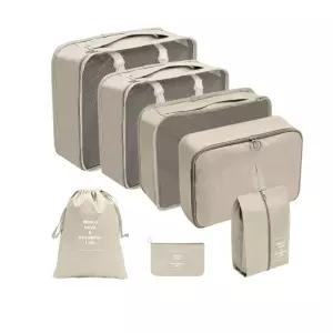 여행 가방 캐리어 정리 고정 버클 파우치 7종세트수납 7세트 이너백 보조치 수납팩 치세트 소품케이스 수납