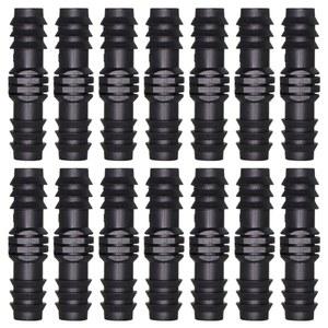 10PCS 정원 급수 시스템 16MM 커플 스트레이트 커넥터 드립 관개 PE 파이프 튜브 호스 수리 피팅
