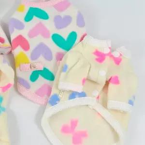 코코아허니 115F오색하트리본자켓반려견 개자 애완재킷 예쁜애 강아지 멍멍이 댕댕이 예쁜옷 외투