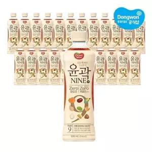 [동원에프앤비][동원] 윤곽 NINE 윤곽 나인 500ml x24개 /제로/혼합차/음료