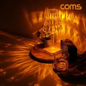 Coms 크리스탈 테이블 램프 LED 스탠드 장식 인테리어 조명