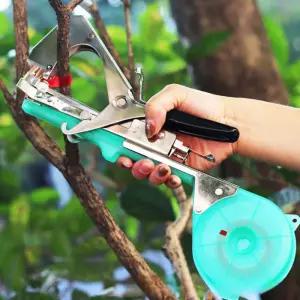 농작물 자동 원예용 결속기 고추 포도 오이 테이프고정끈 지지대 묶기 줄고정 줄끈 토마토줄 자재 결속 식