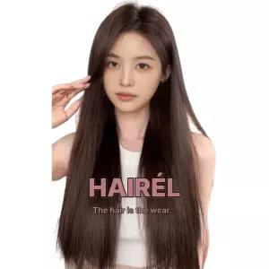 헤이렐 슬리크웨어 롱스트레이트 헤어피스 3piece 붙임머리 긴머리 볼륨매직 묶음 올림 업스타일 정수리가