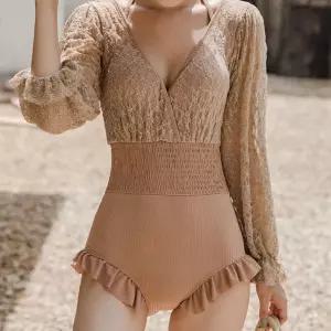 코코비치 긴팔 수영복 원피스 바캉스룩 리조트 엄마 호스 여름 여성 빅사이스