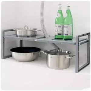 싱크대정리 선반(1200) 주방선반 공간활용 부엌정리