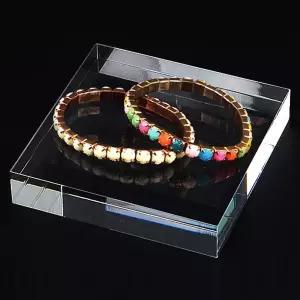 큐브 아크릴 진열대 사각 악세서리 스테이지 소품진열 디피용 받침대 악세사리 스튜디오투명 쥬얼리 주얼리