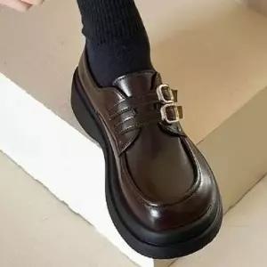 여성 고급 더블버클 로퍼 단화 클래식 스타일 구두발편한운동화 여자컴포트화 캐주얼화 한신 컴포트화 편한