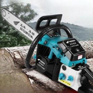 엔진톱 4행정 벌목 톱 가솔린 나무절단 휴대용 행정