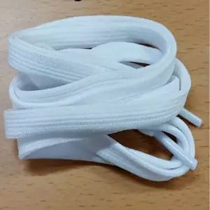 10쌍묶음 8mm 폴리튜브평끈 신발 운동화끈 화끈 교체 교체용 화교체 리필 스니커즈 평끈 화이트 화용