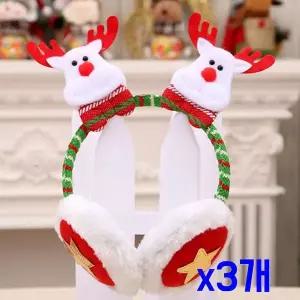 TBZ 크리스마스 루돌프 고급 귀마개머리띠 x3개 생일파티