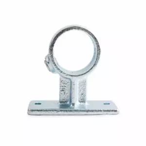 다용도 파이프클램프 실버 아시바클립 연결아 각관조인트 아클립 브라켓 배관 크램프 원형 고정 아조인트