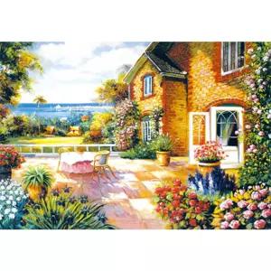 1000피스 목재 직소퍼즐 아름다움이 가득한 정원나무 우드판 취미 그림 조각 액자 벽걸이