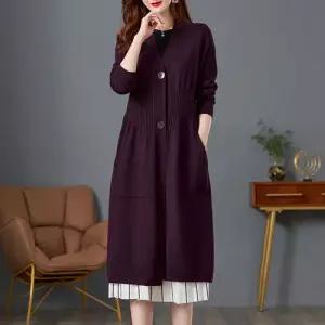 빛채운 니트 코트 코디 롱가디건 카디건 여성가디건 봄가을 OPH3