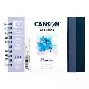 캔손 아트북 몽발 A5 트래블 300g 수채 풍경 일러스트드로잉 야외스케치 스케치 패드 화스케치 아트